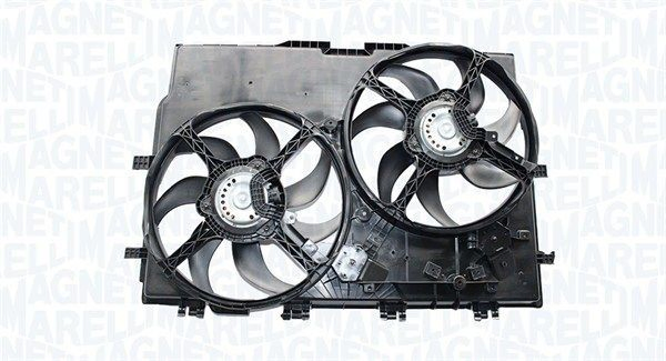 1393263080 Fiat/Alfa/Lancia Дифузор радіатора охолодження, в зборі з мотором і крильчаткою